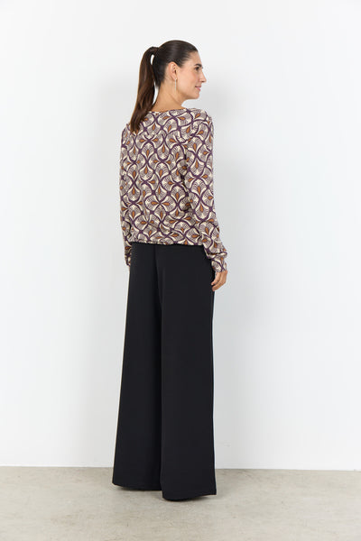 SC-FELICITY AOP 526 Bluse Lilla
