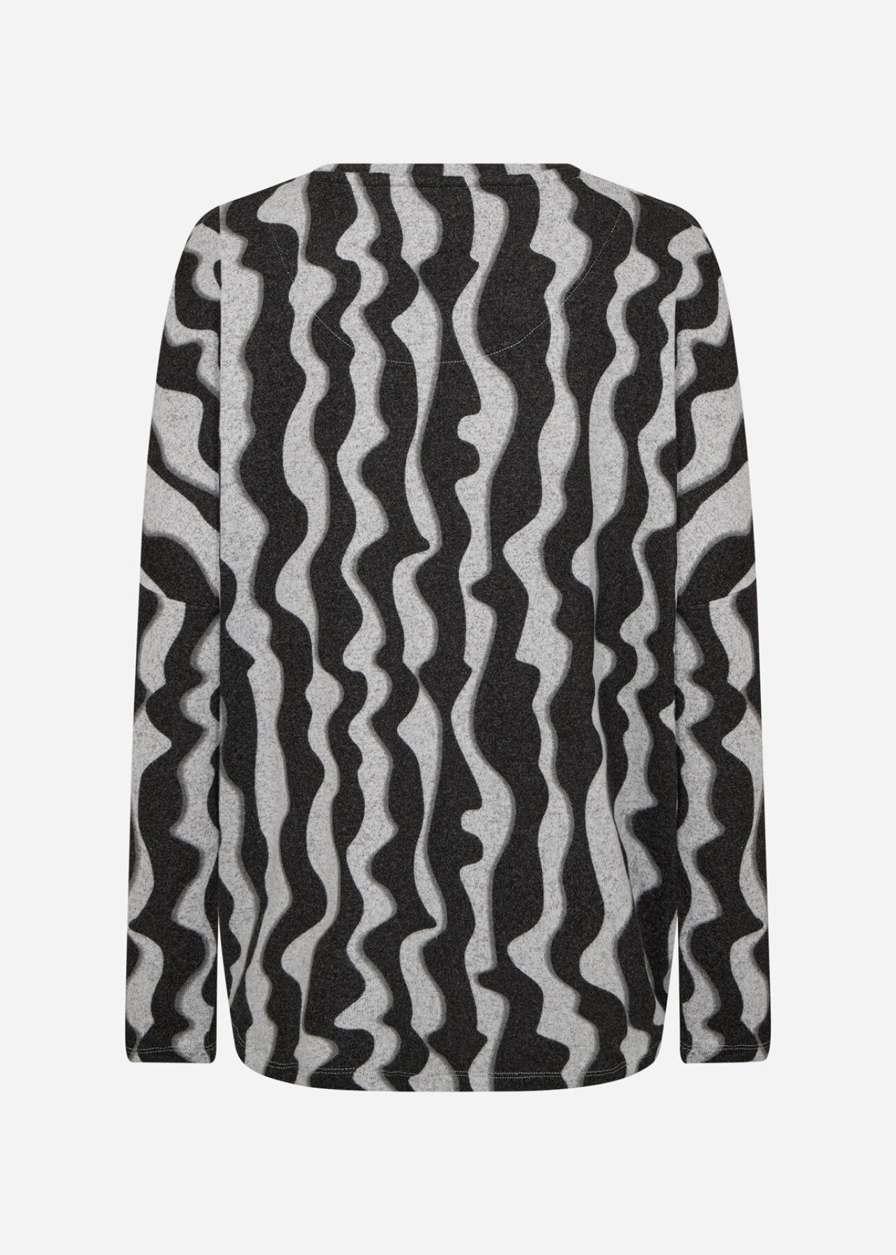 SC-BIARA AOP 148 Bluse Sort