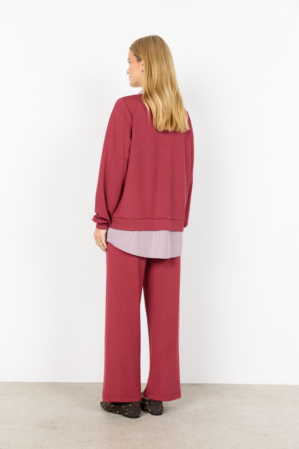 SC-BANU 264 Bluse Rubin rød