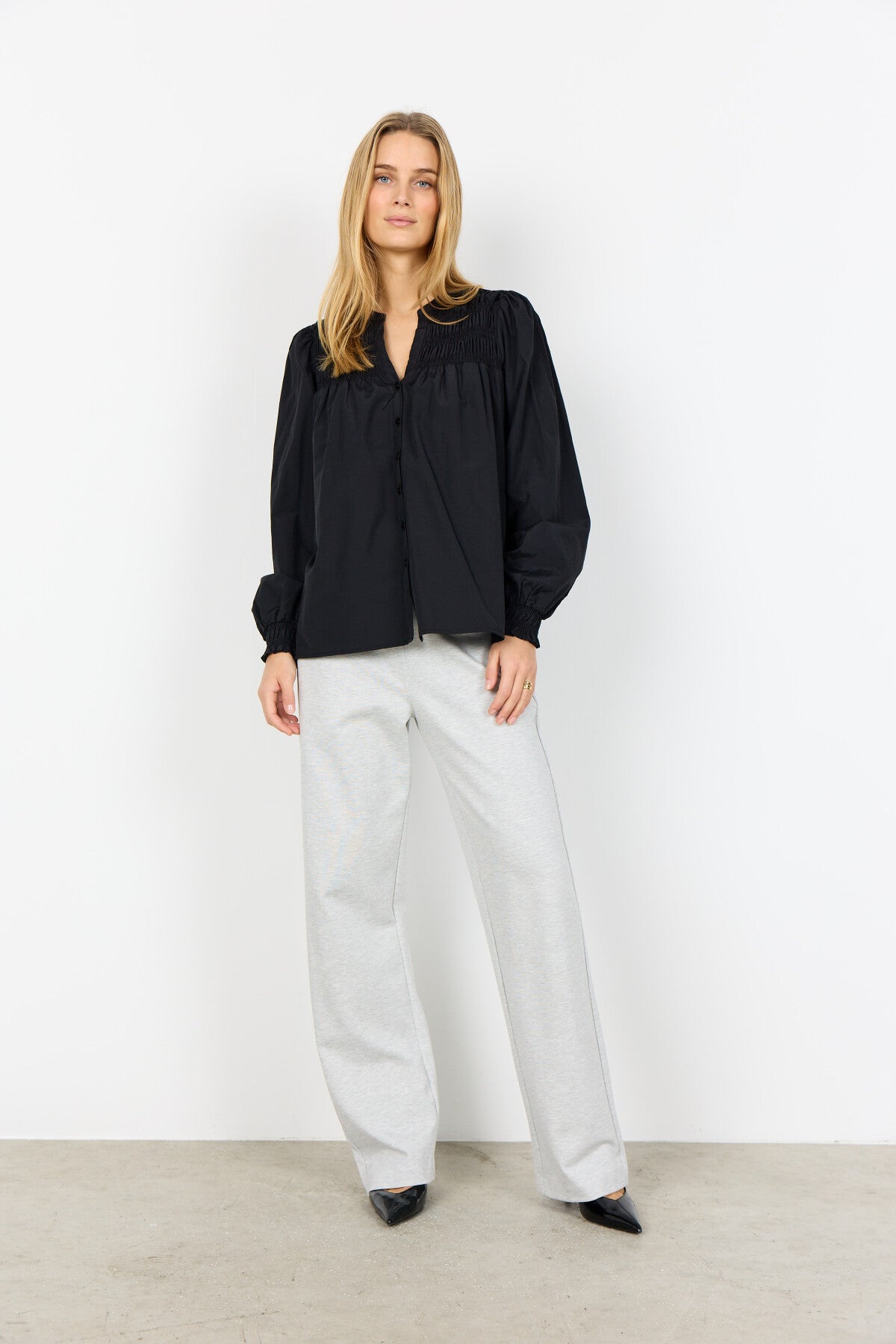 SC-NETTI 116 Skjorte Sort