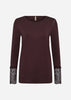 SC-MARICA 226 T-shirt Mørk blomme