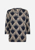SC-FELICITY AOP 555 Bluse Navy