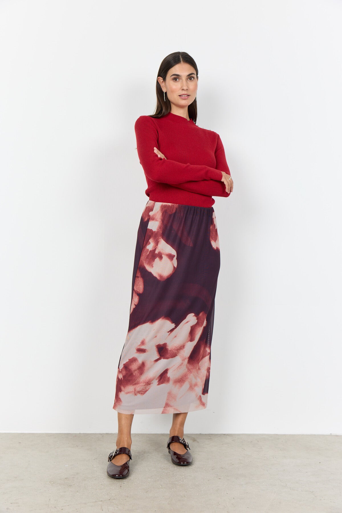 SC-DOLLIE 806 Pullover Rød