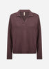 SC-BIARA 159 Bluse Mørk blomme