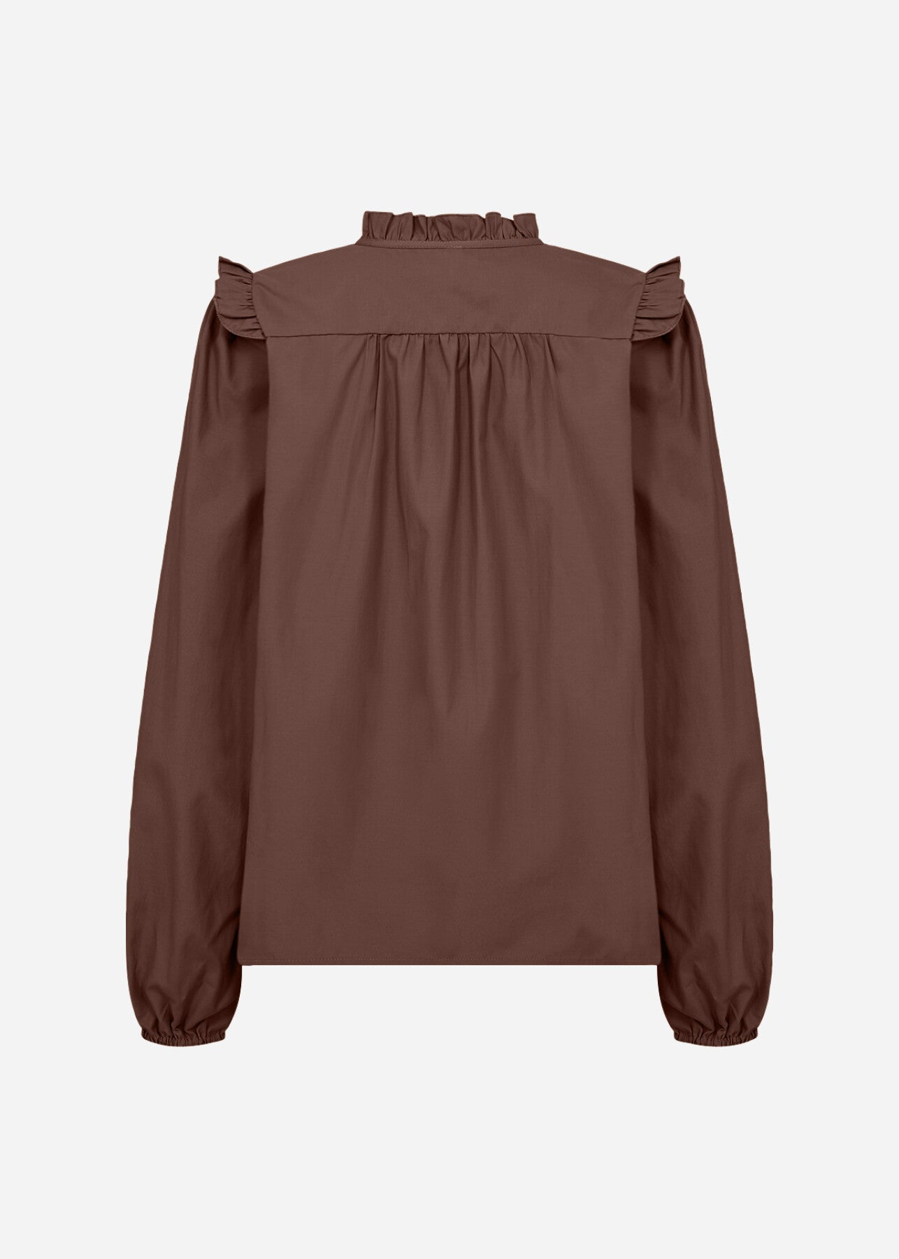 SC-NETTI 108 Bluse Mørk brun