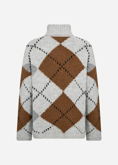 SC-ACACIE 2 Pullover Lys grå