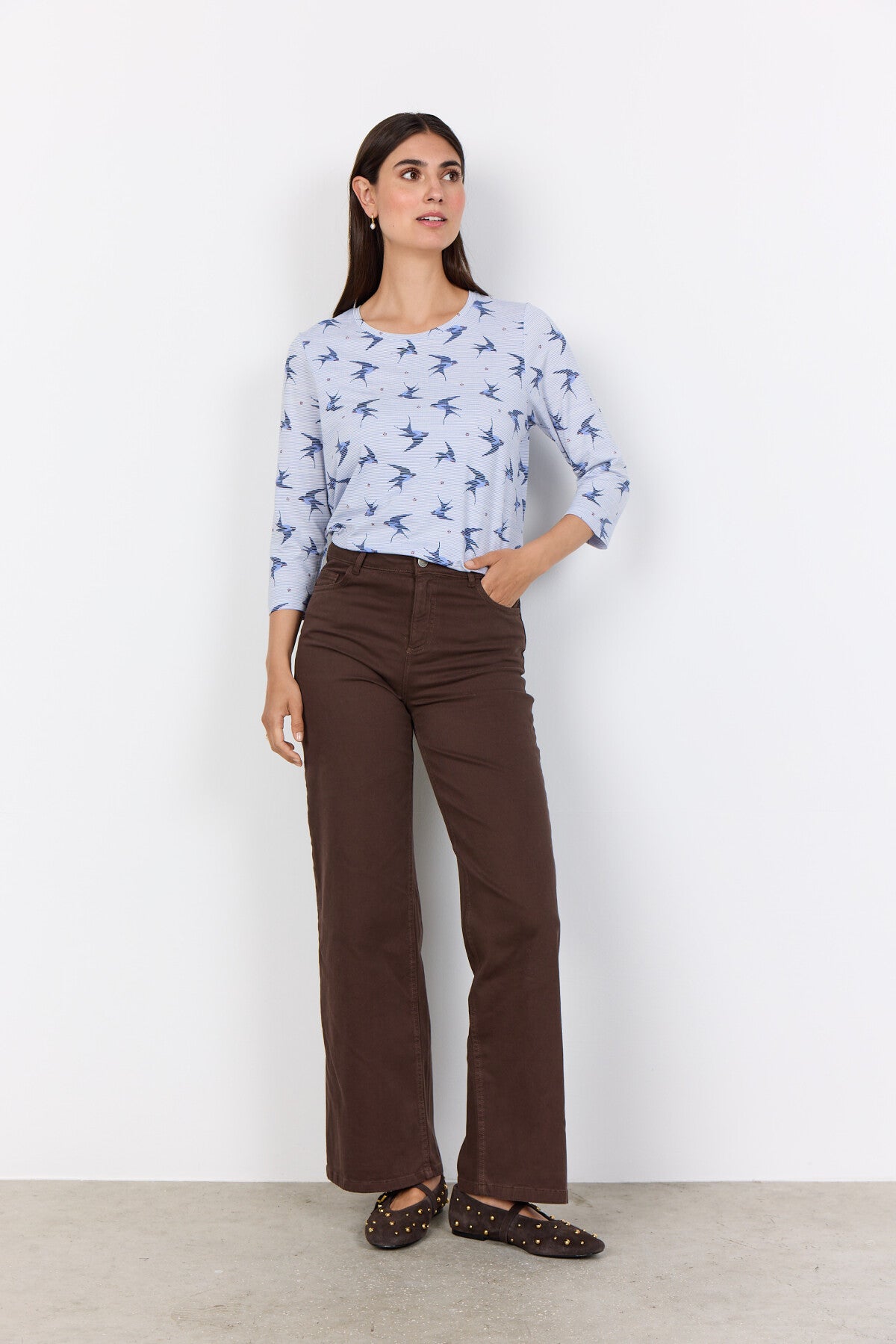 SC-GALINA 65 Bluse Lyseblå