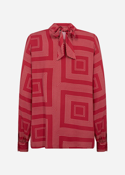 SC-ANNABEL 2 Bluse Rød