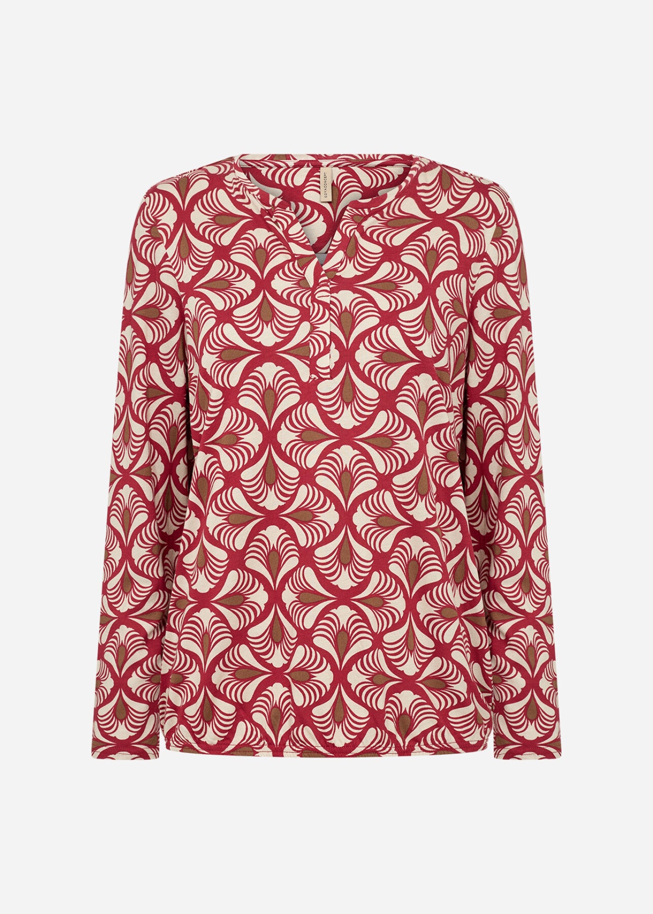 SC-FELICITY AOP 526 Bluse Rød
