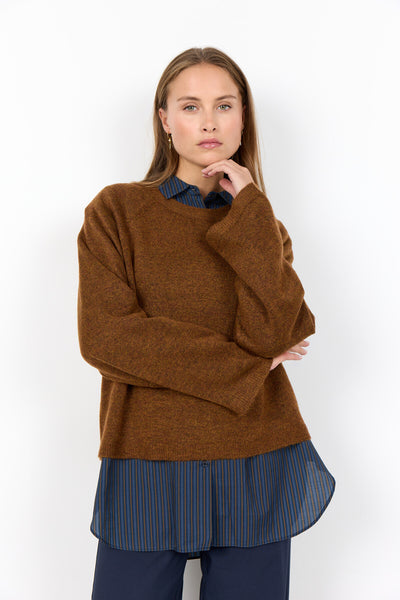 SC-ORLEAN 4 Pullover Brun