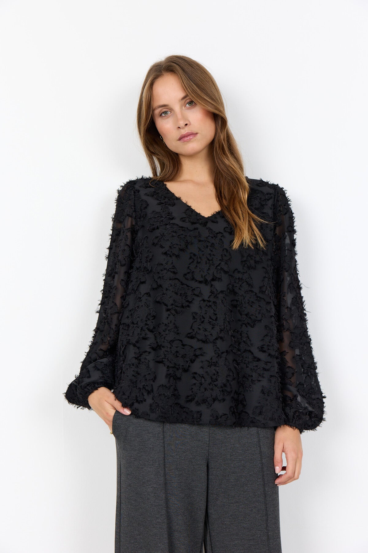 SC-ALTHEA 2 Bluse Sort