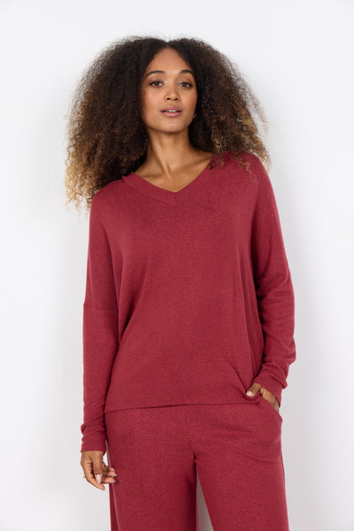 SC-BIARA 90 Bluse Rubin rød