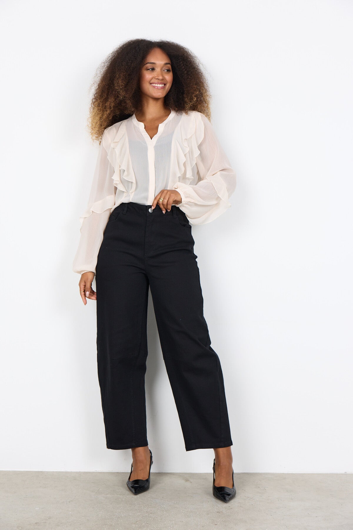 SC-NAIA 7 Skjorte Creme