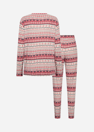 SC-BIARA AOP SET 149 Pyjamas Rød