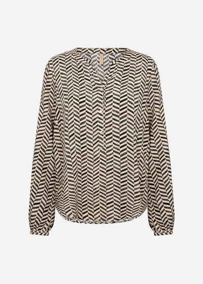SC-SELIA 2 Bluse Sort