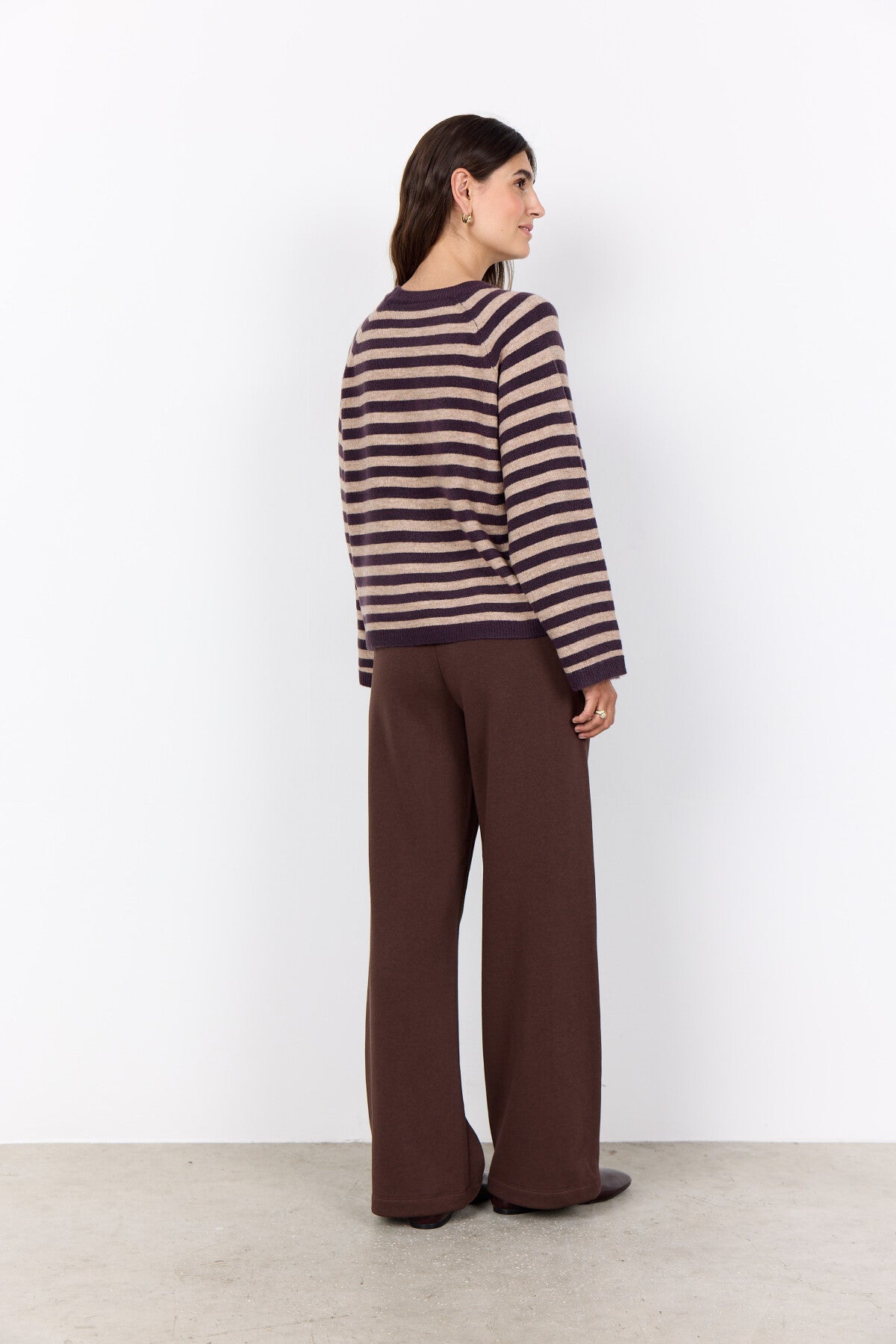 SC-ORLEAN STRIPE 14 Pullover Lilla