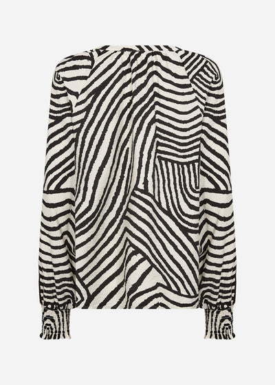 SC-BECCA 1 Bluse Sort