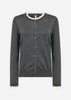 SC-DOLLIE 828 Cardigan Mørk grå