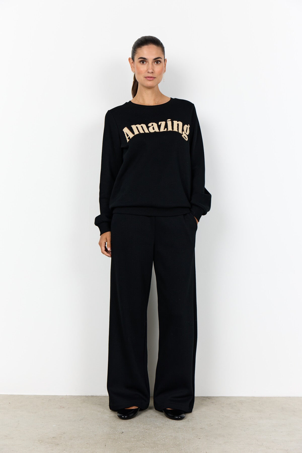 SC-ANGELIN 1 Sweatshirt Sort