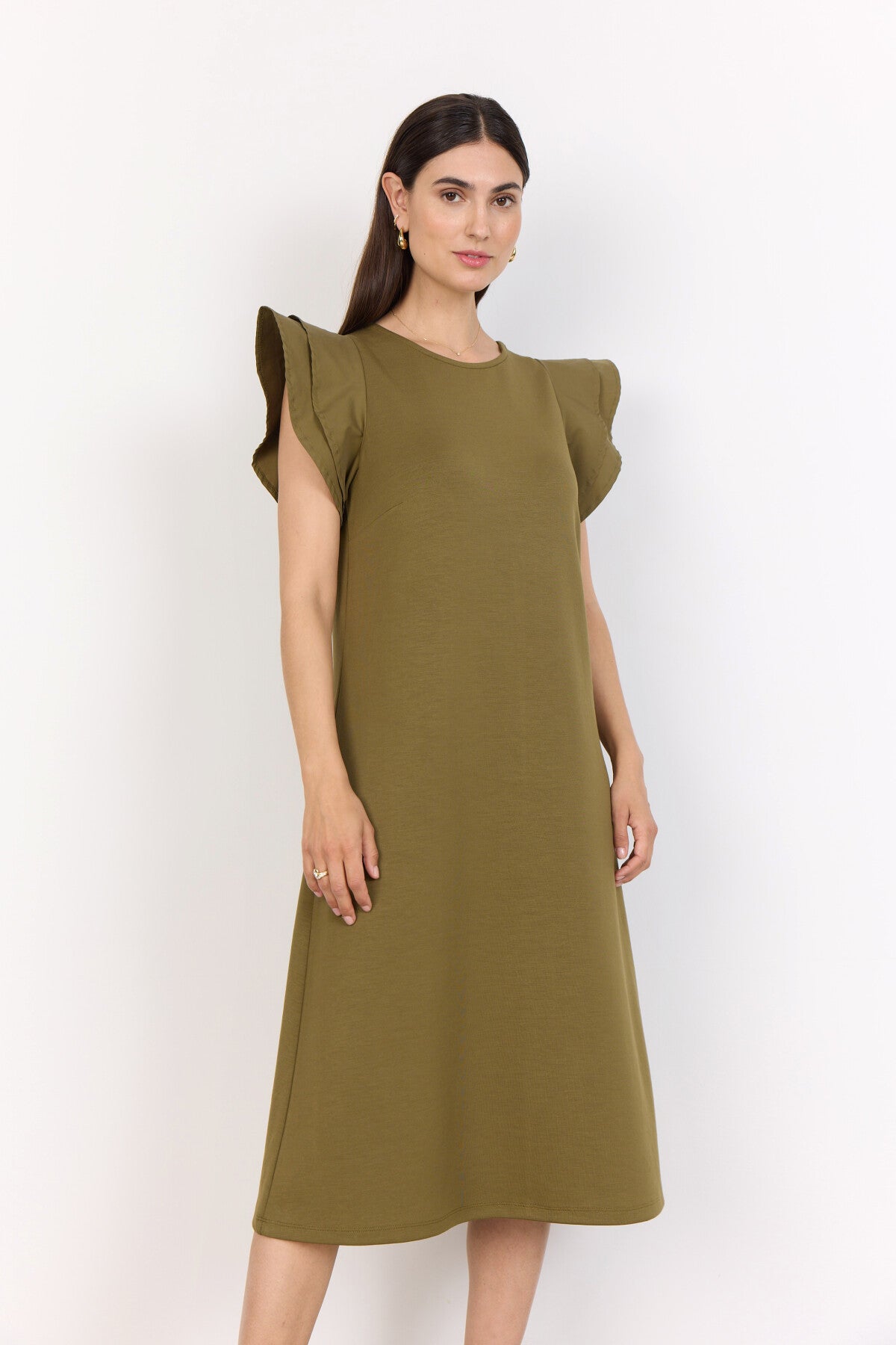 SC-BANU 251 Kjole Oliven