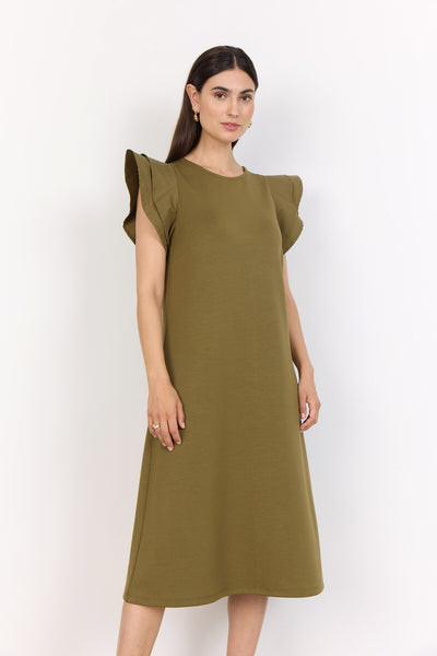 SC-BANU 251 Kjole Oliven