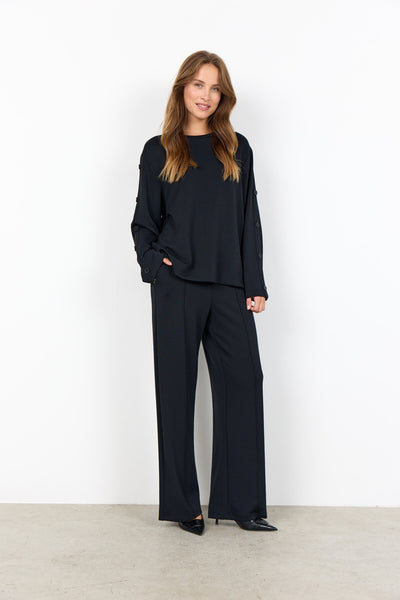 SC-BANU 267 Bluse Sort