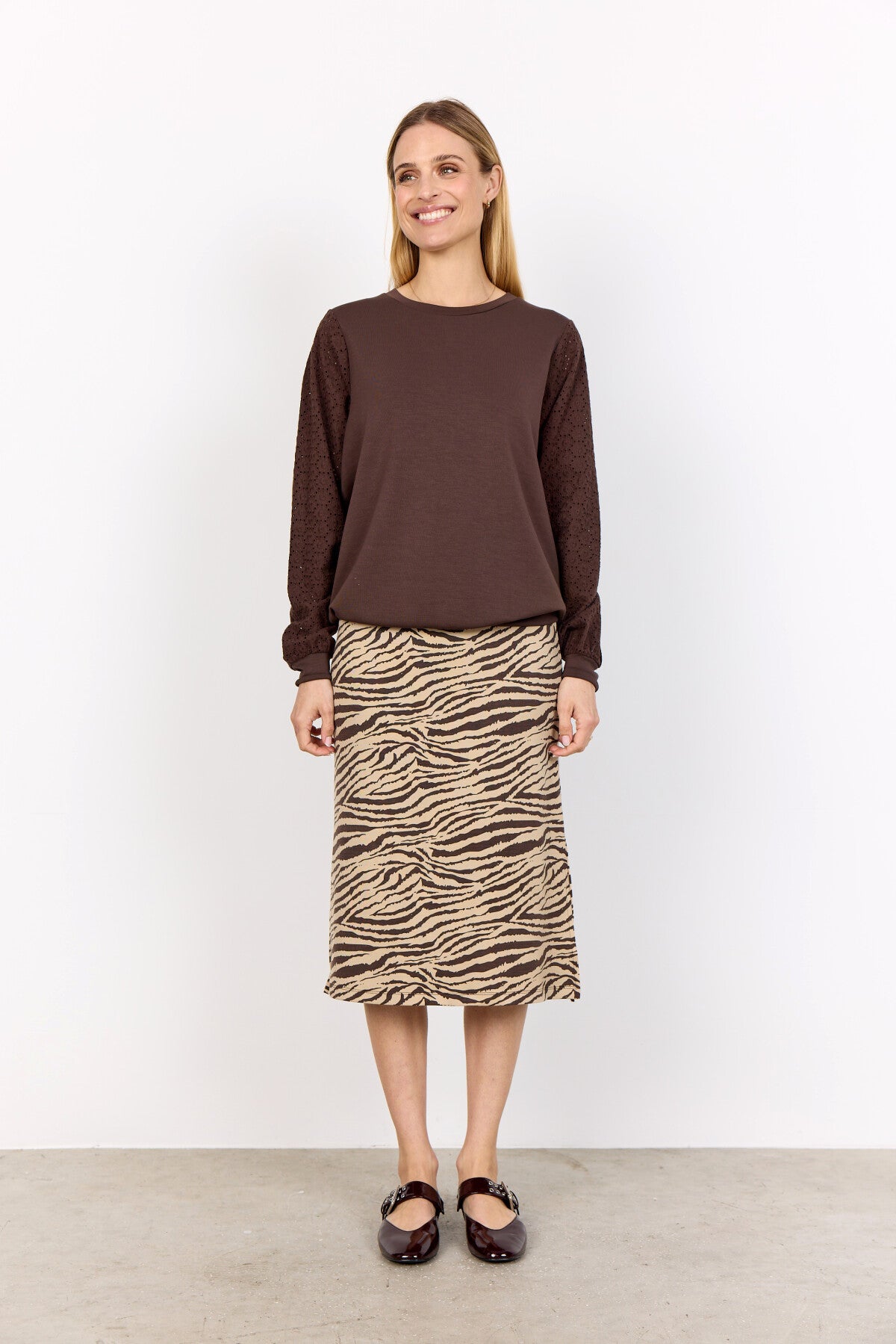 SC-BANU 247 Sweatshirt Mørk brun