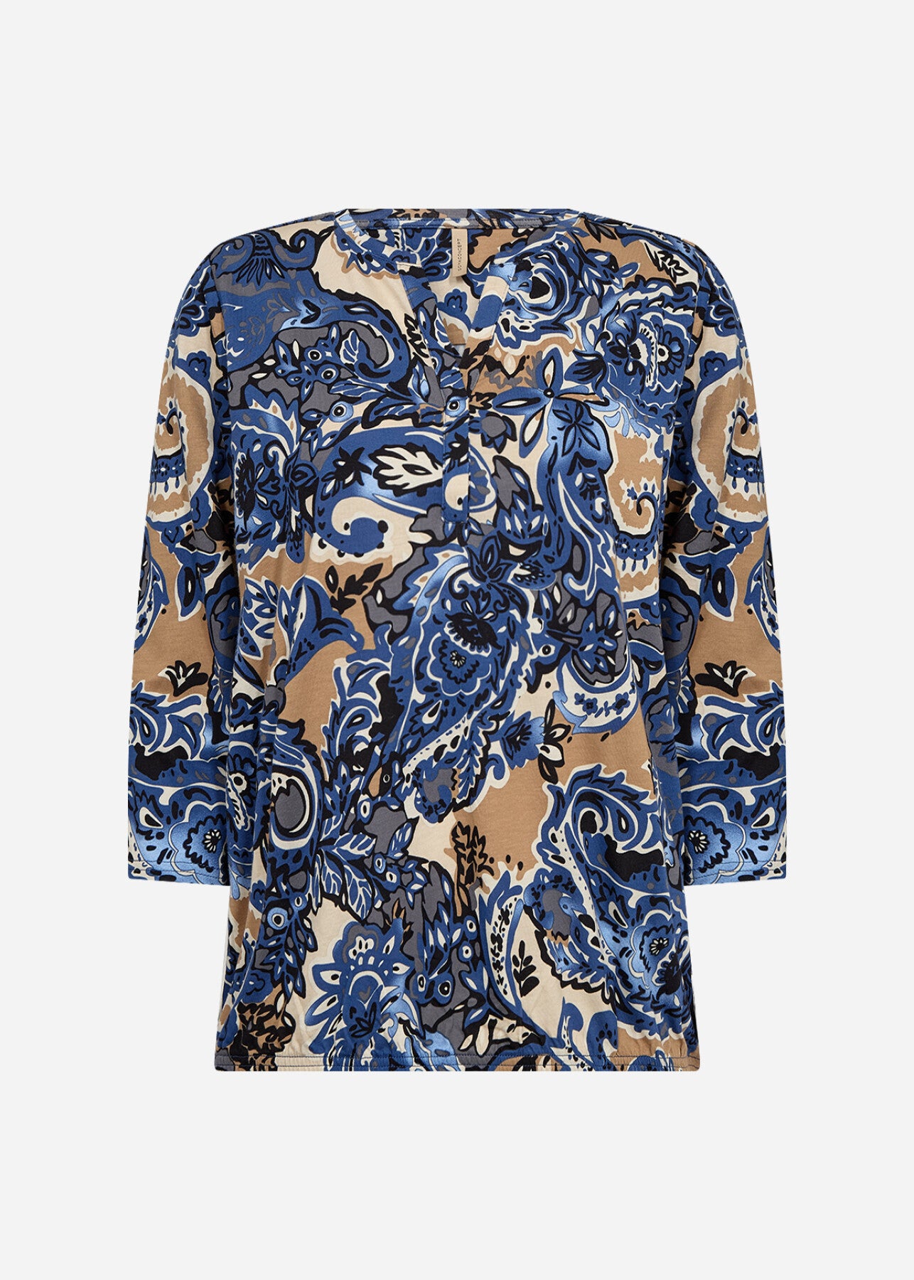 SC-FELICITY AOP 517 Bluse Mørk blå