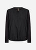 SC-HERMINE 3 Bluse Sort