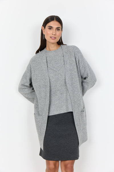 SC-AVALON 3 Cardigan Grå