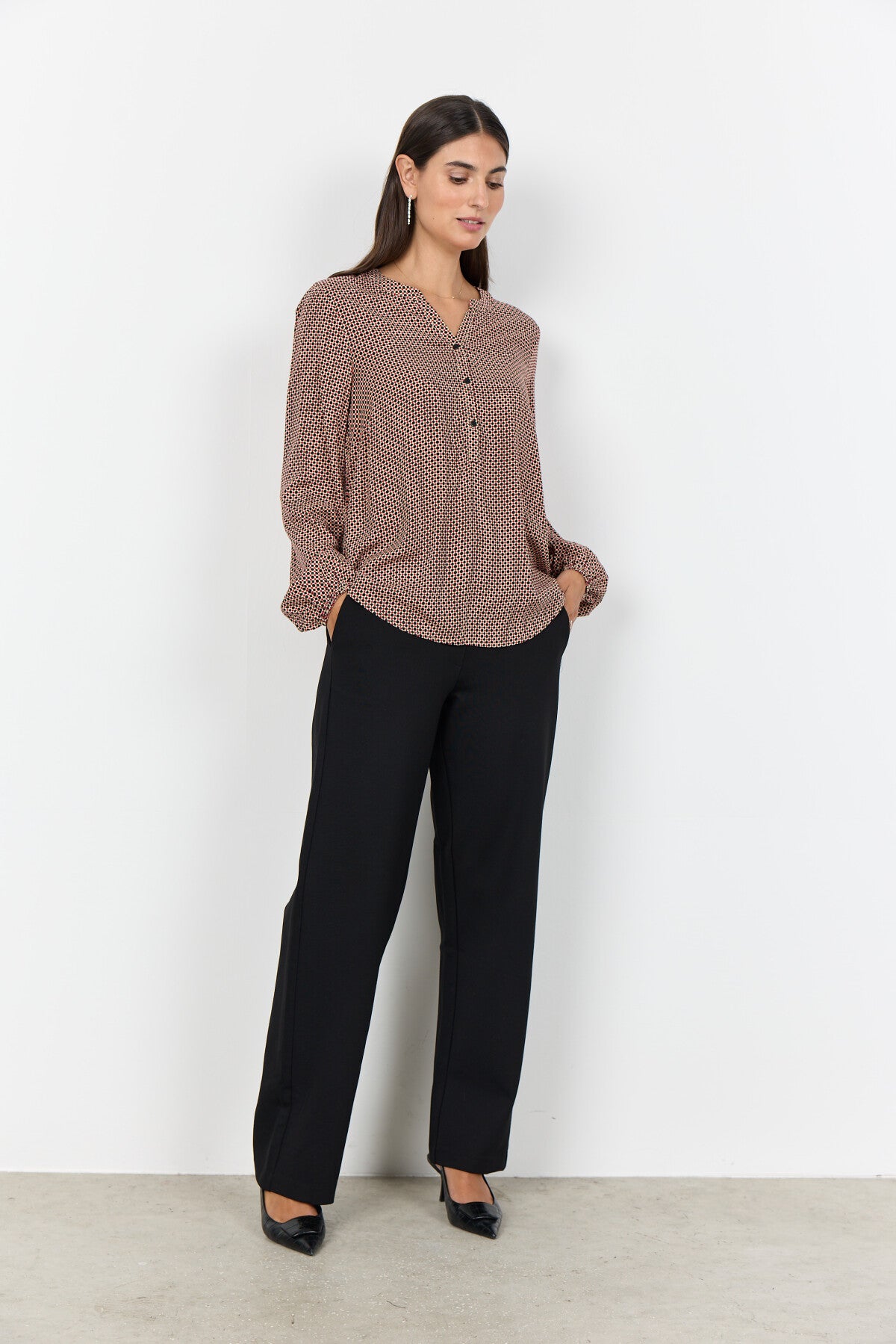SC-ANITA 1 Bluse Rød