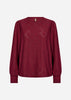 SC-ATHARI 1 Bluse Mørk rød