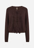 SC-DOLLIE 829 Cardigan Mørk blomme