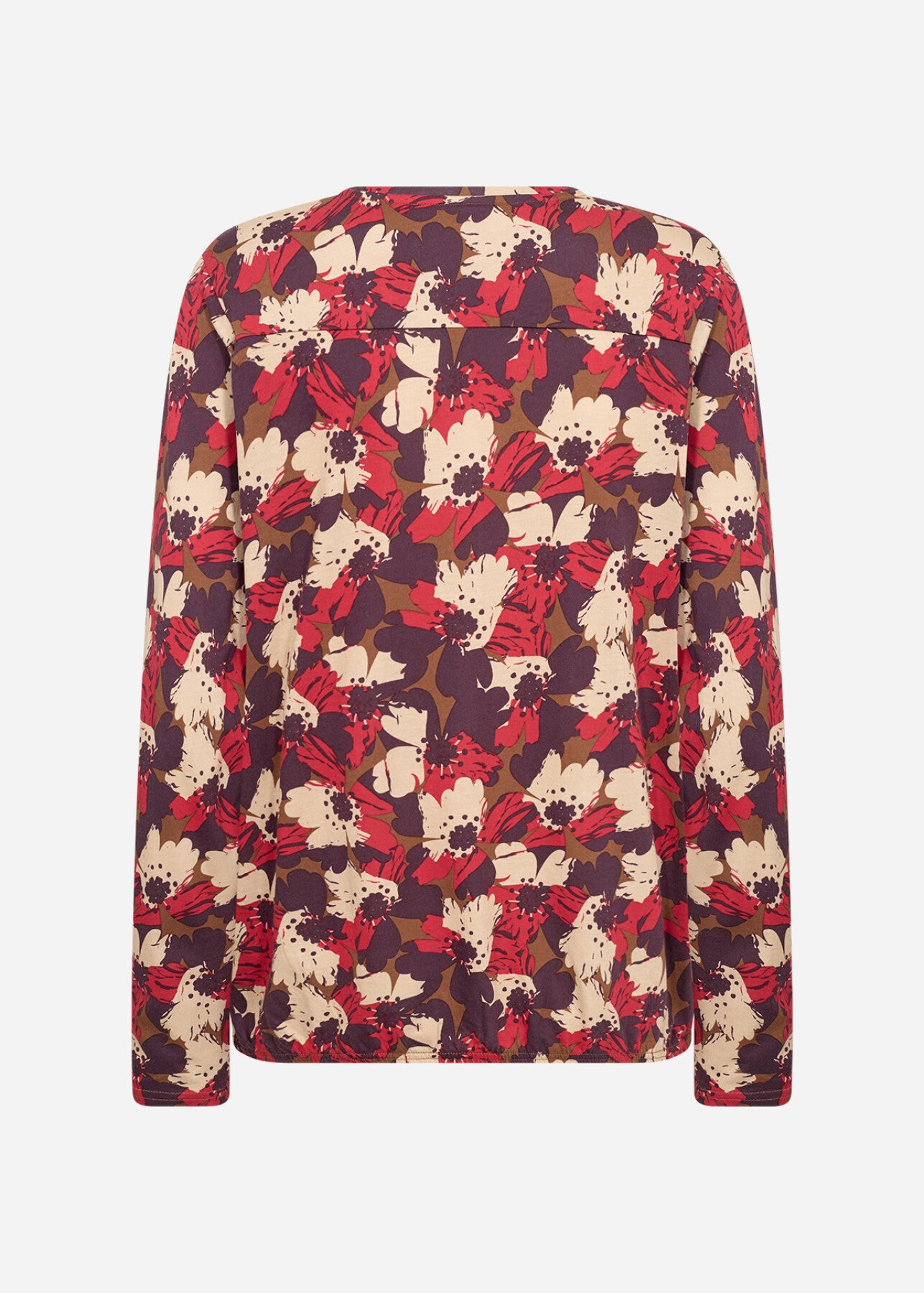 SC-FELICITY AOP 529 Bluse Rød