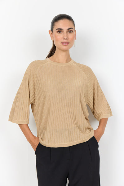 SC-VIOLETTA 4 Bluse Sand