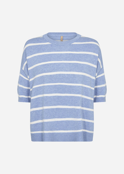 SC-DOLLIE STRIPE 794 Pullover Lyseblå