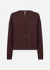 SC-HANNELE 2 Cardigan Mørk blomme