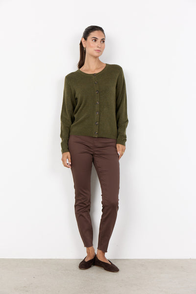 SC-ORLEAN 2 Cardigan Mørkegrøn