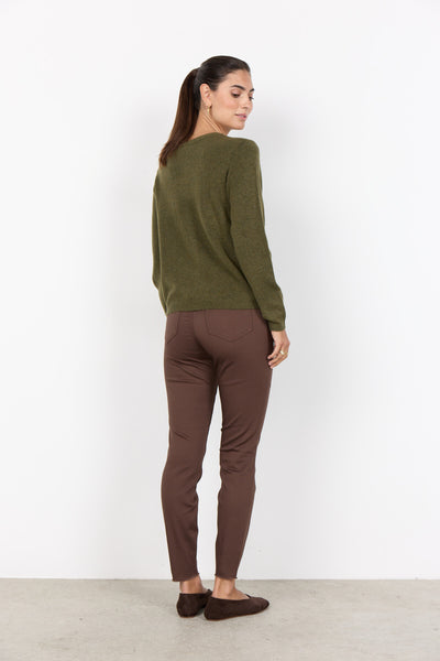 SC-ORLEAN 2 Cardigan Mørkegrøn