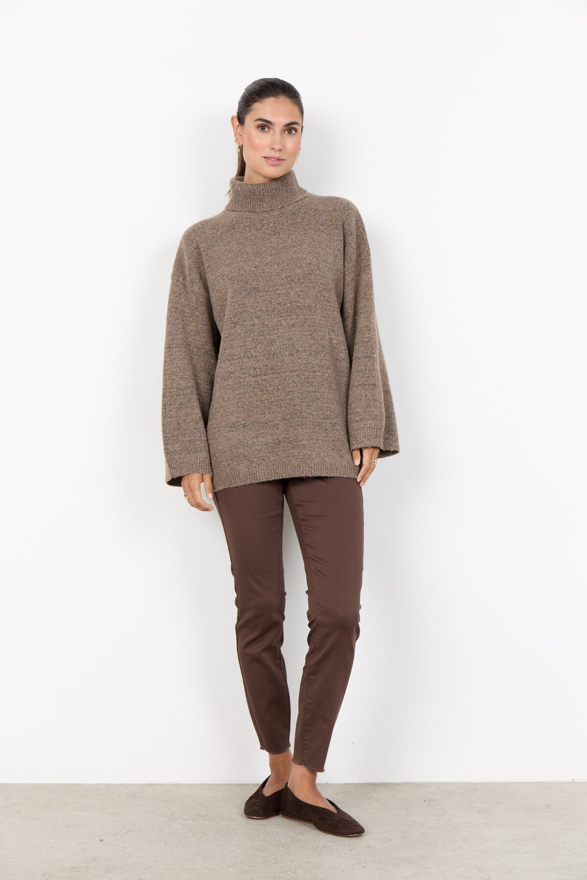 SC-VIDA 1 Pullover Mørk sand