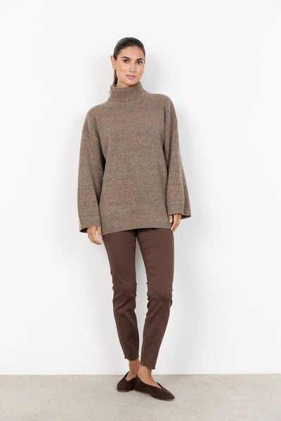SC-VIDA 1 Pullover Mørk sand