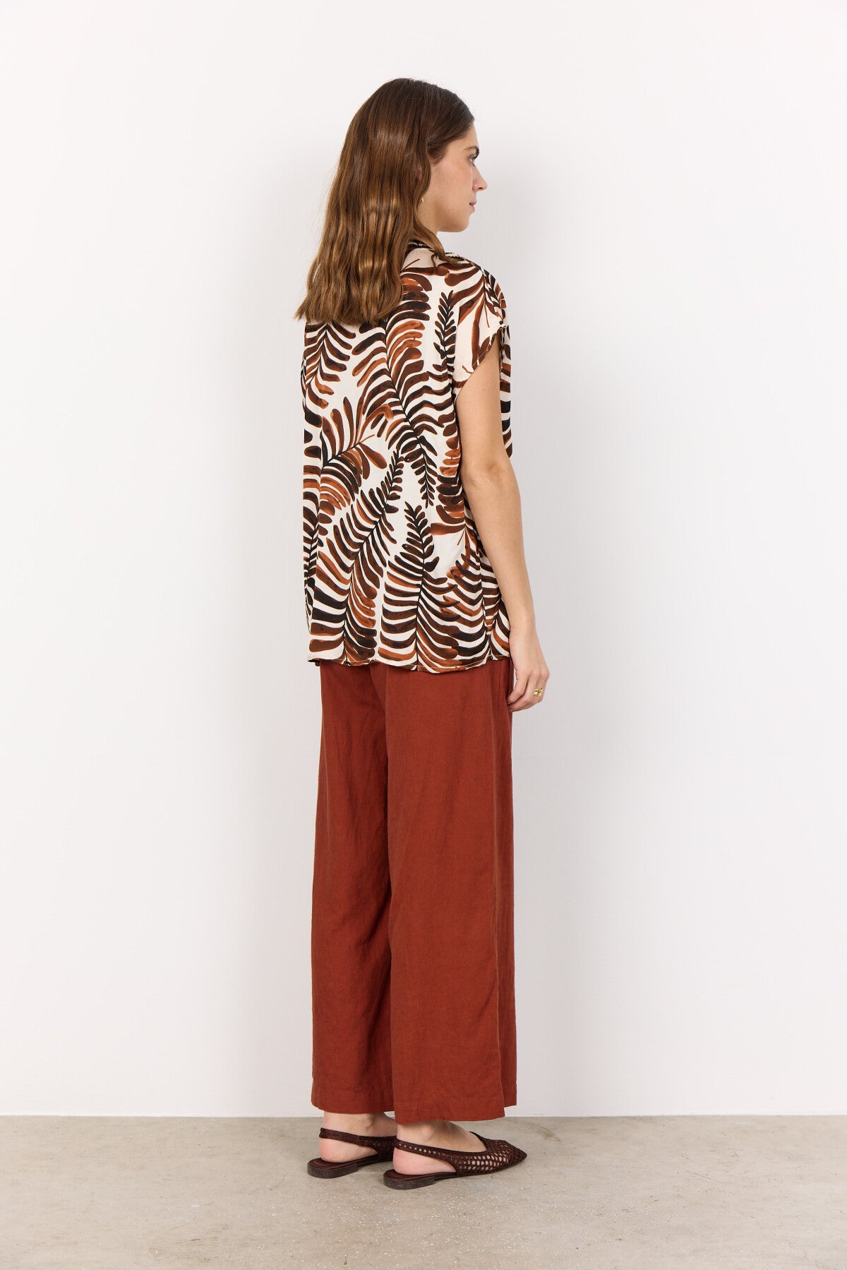 SC-ROCHEL 1 Bluse Mørk brun