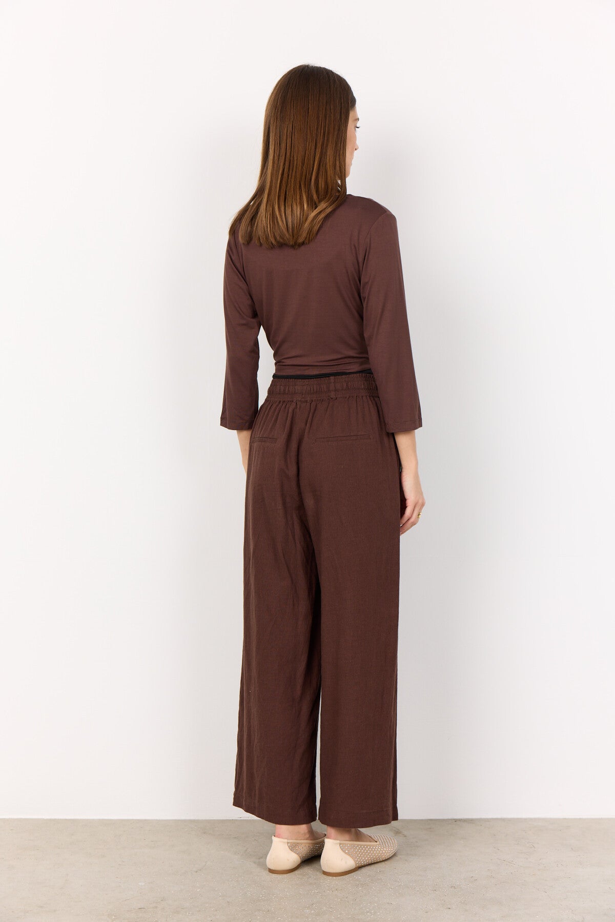 SC-MARICA 285 Cardigan Mørk brun