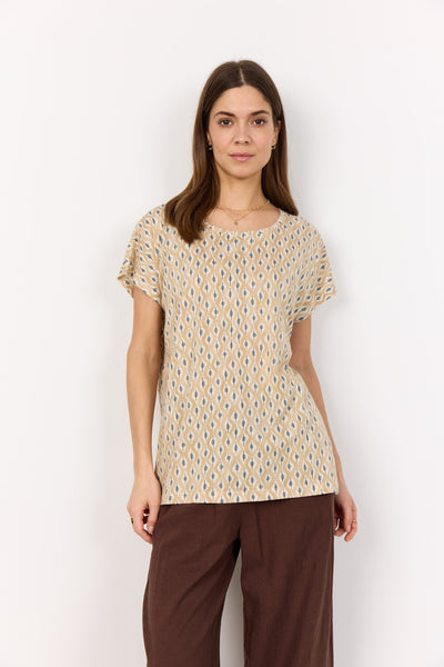 SC-FELICITY AOP 506 T-shirt Sand
