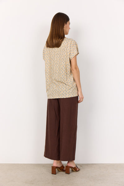 SC-FELICITY AOP 506 T-shirt Sand