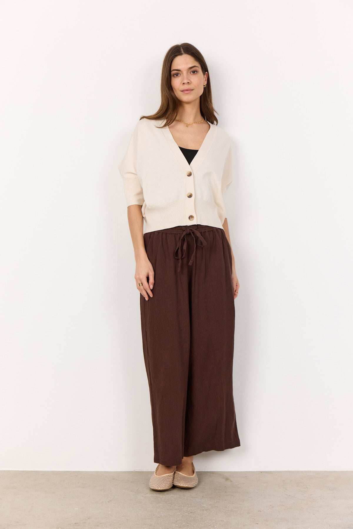 SC-DOLLIE 712 Cardigan Creme