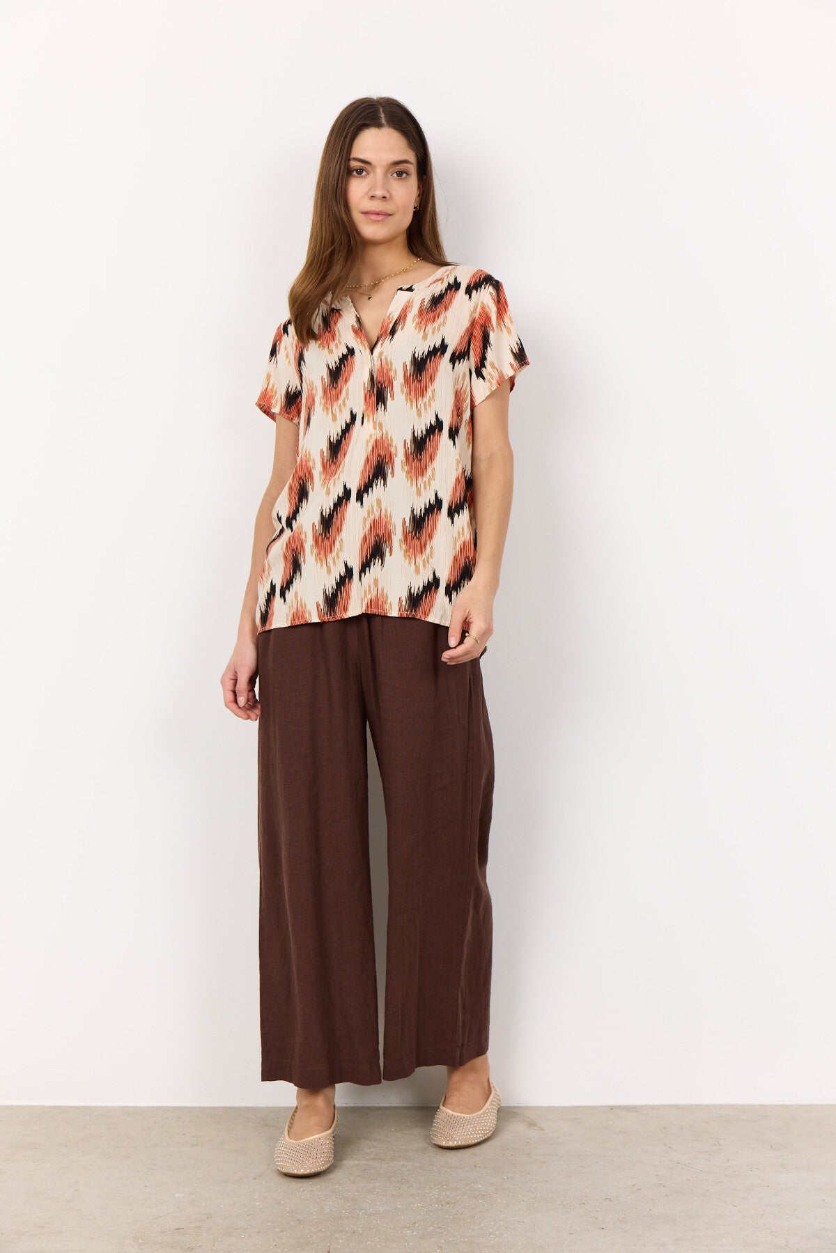 SC-ROSILDA 1 Bluse Orange