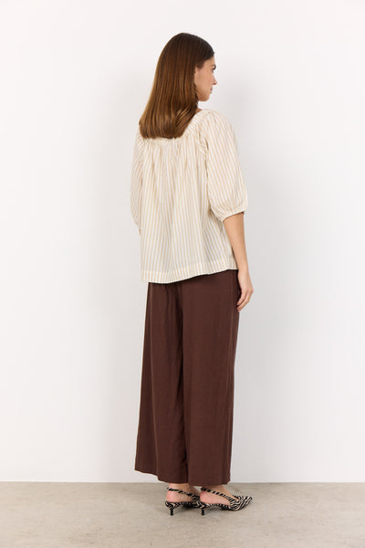SC-ROSETTE 3 Bluse Sand