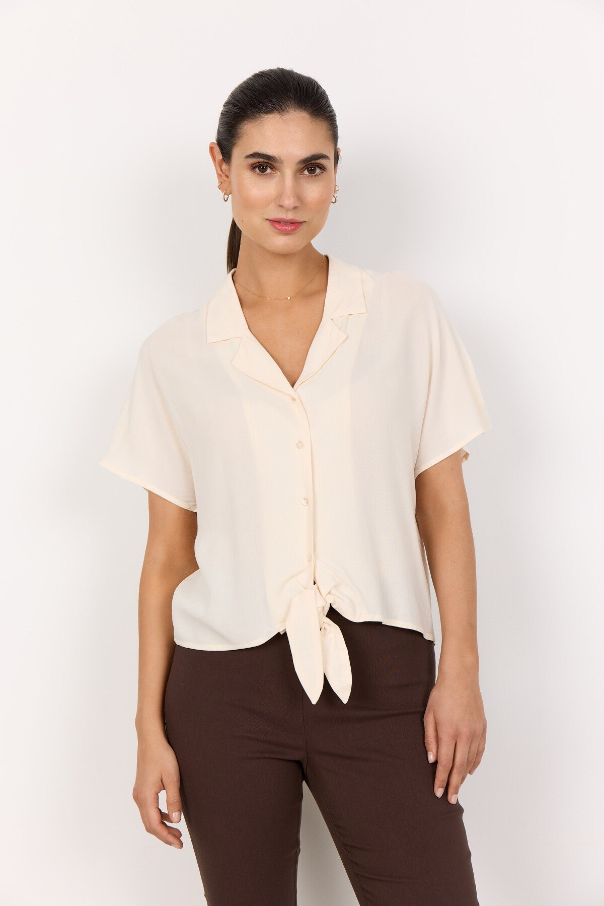 SC-RADIA 69 Skjorte Creme