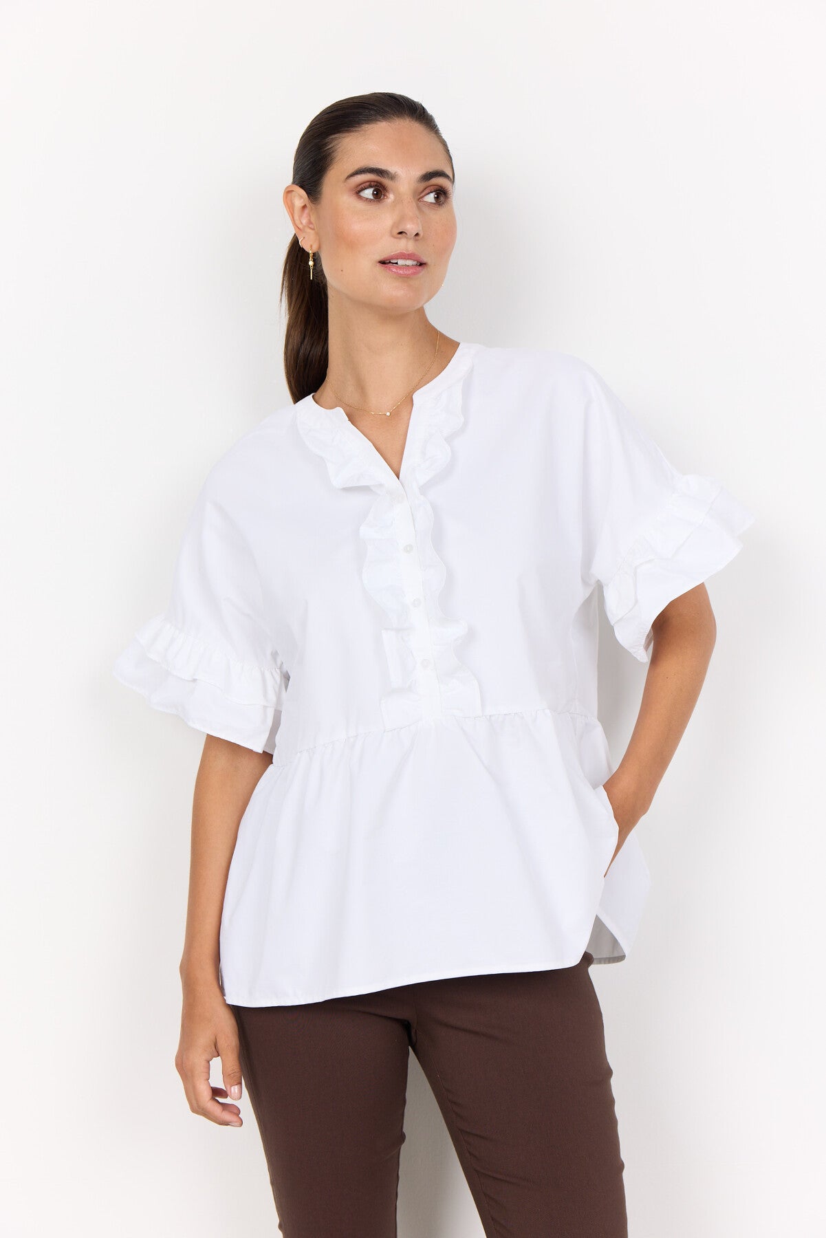 SC-NETTI 102 Bluse Hvid